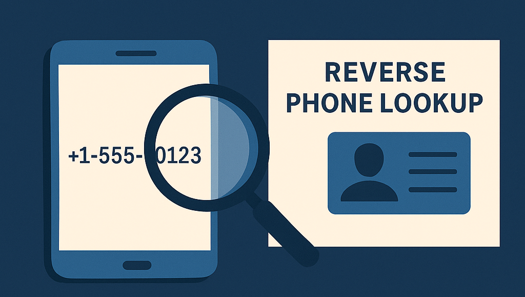 OSINT phone number vector graphic